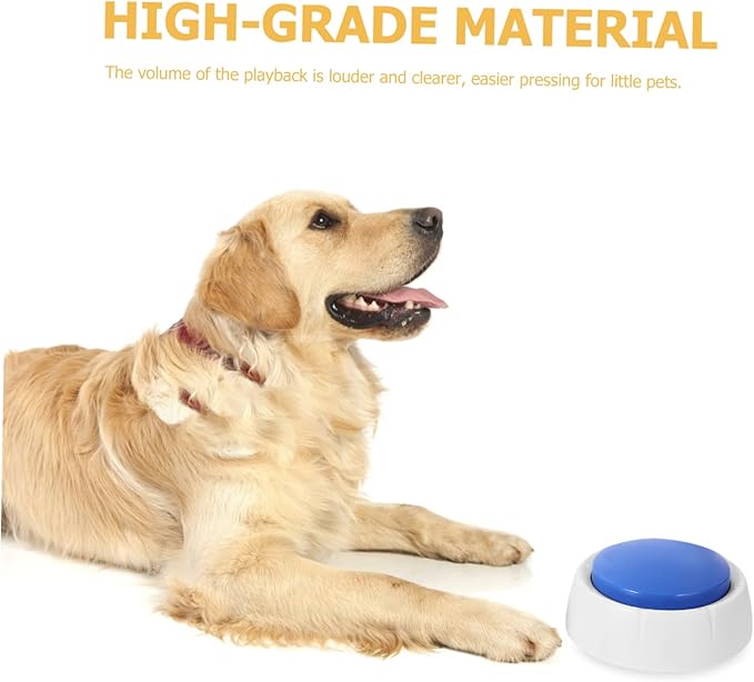 SUPVOX 4pcs Pet Voice Button Interactive Talking Buttons for Dog Stimulation Random Color