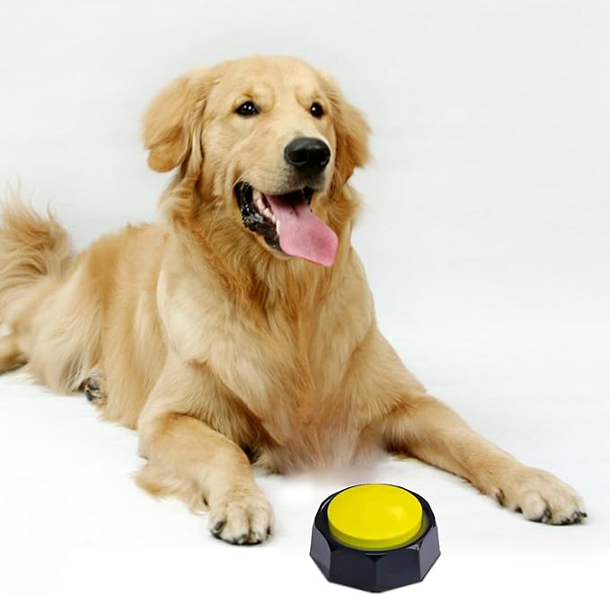 6Pcs Dog and Cat Communication Buttons Set Dog Training Answer Buzzer Talking Buttons for Dogs with Anti Slip Dog Mat for Dogs Pet Cat Training Family(#1)