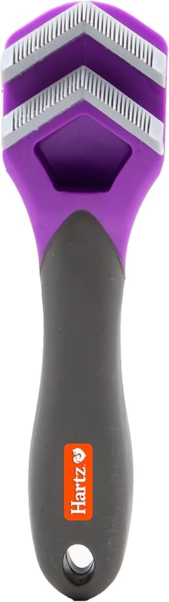 Hartz Groomer's Best Fur Fetcher De-Shedder Cat Brush,Black