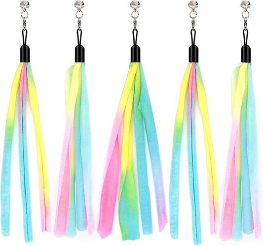 LASOCUHOO Cat Wand Toys Refills, Cat Wand Replacement, Assorted Teaser Refills with Bell for All Cats, Kitten