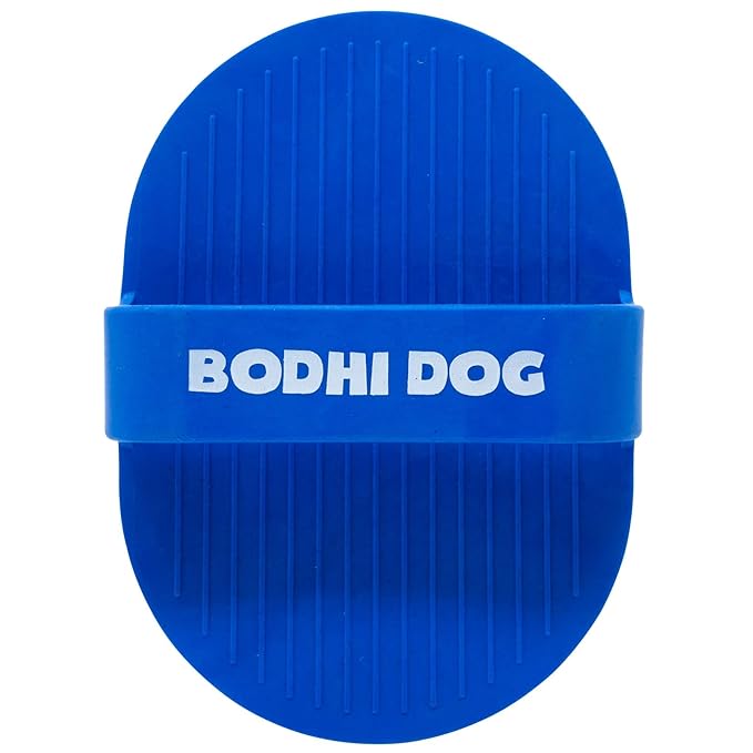 Bodhi Dog Shampoo Brush & Oatmeal Shampoo and Conditioner Bundle - Grooming Essentials for Pets, Short Hair Scrubber, Soothes and Moisturizes Dry, Itchy Skin - Hydrates & Nourishes