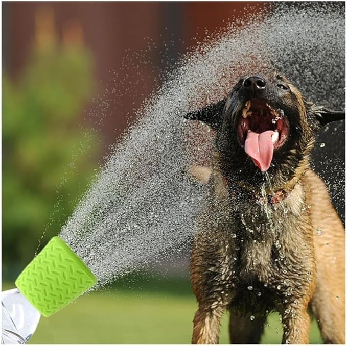 Portable Silicone Pet Shower Head - 2/3pcs for Easy Dog and Cat Bathing, Compatible with Most Bottles(Blue)
