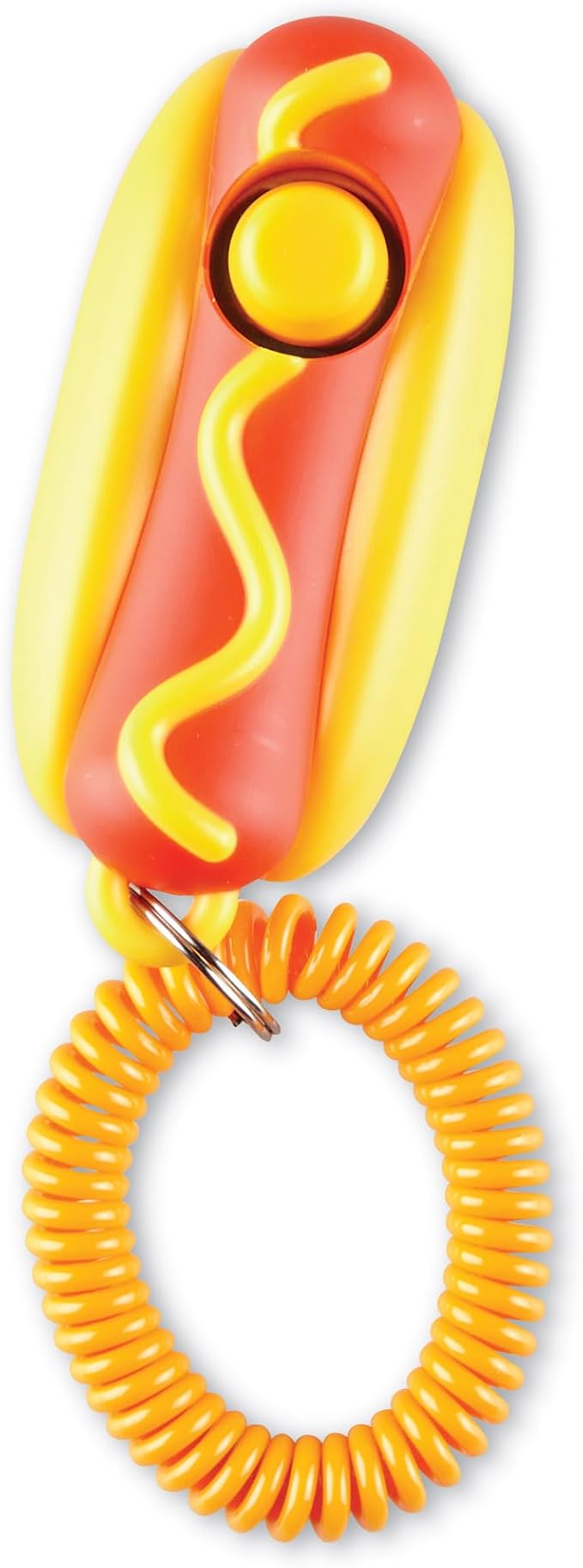 Brightkins Training Clicker: Hot Dog - Dog Training & Behavior Aids, Puppy Obedience Clicker, Pet Trainer Tools, Cat Trainer Supplies, Clickers for Dogs and Puppies, Clear Sound, 1 Piece