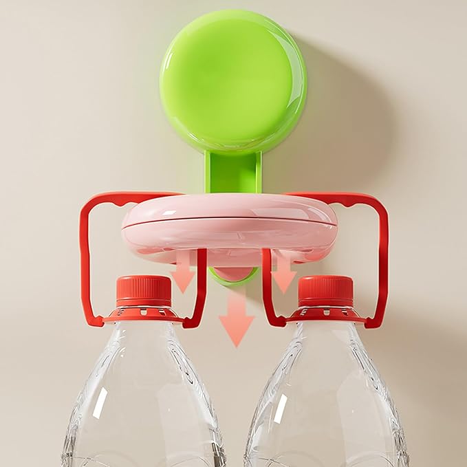 Space Saving Wall Mount Hair Dryer Holder Strong Adhesive Suction Cup Holds 5kg for Home Salon Bathroom Wall Mounted Hair Dryer Holder