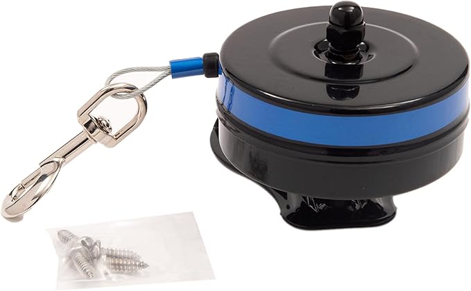 Lixit® Bracket Mount and Stake Retractable Leash Tie Outs for Dogs (Medium (Pack of 1), Bracket)