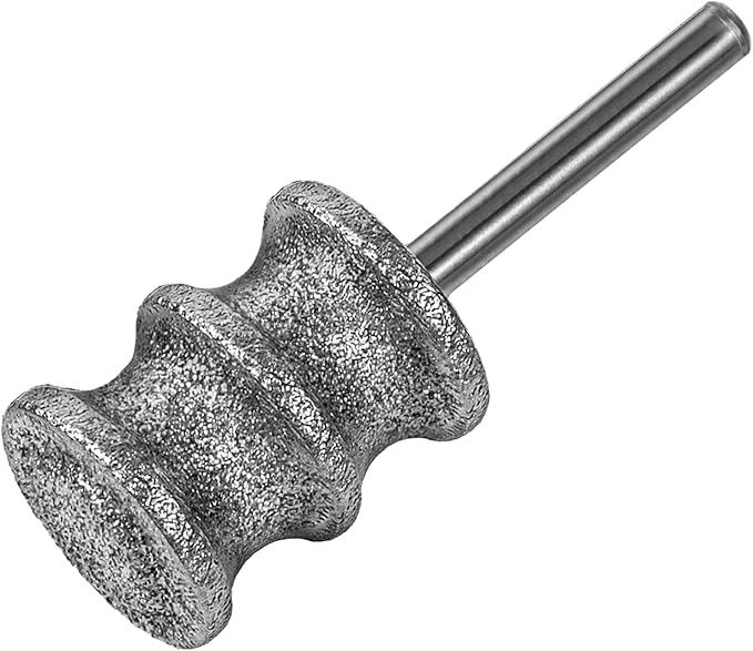 Ptwola Diamond Dog Nail Grinder Bits 1/8" Pet Rotary Toenail Grinder Attachment Dog Claw Grinder Replacement Heads Nail File Wheel for Medium Large Dogs Nail Care Trimming