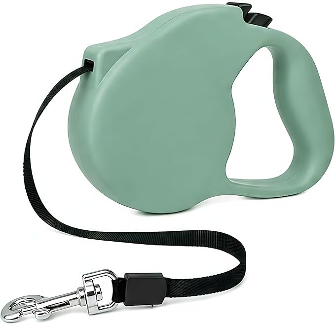 Retractable Dog Leash for Small/Medium Dogs, Cats & Puppies – Black Flexi Walking Lead with Correa para Perros(Green-Small)