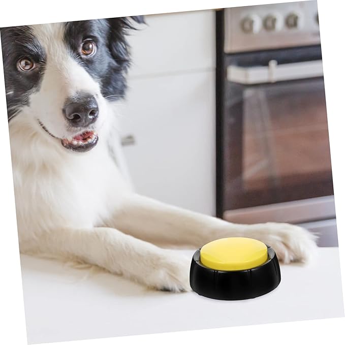 Toddmomy 4pcs Dog Talking Button Toy Pet Communication Device Puppy Buttons for Interaction Interactive Recording for Dogs Random Color