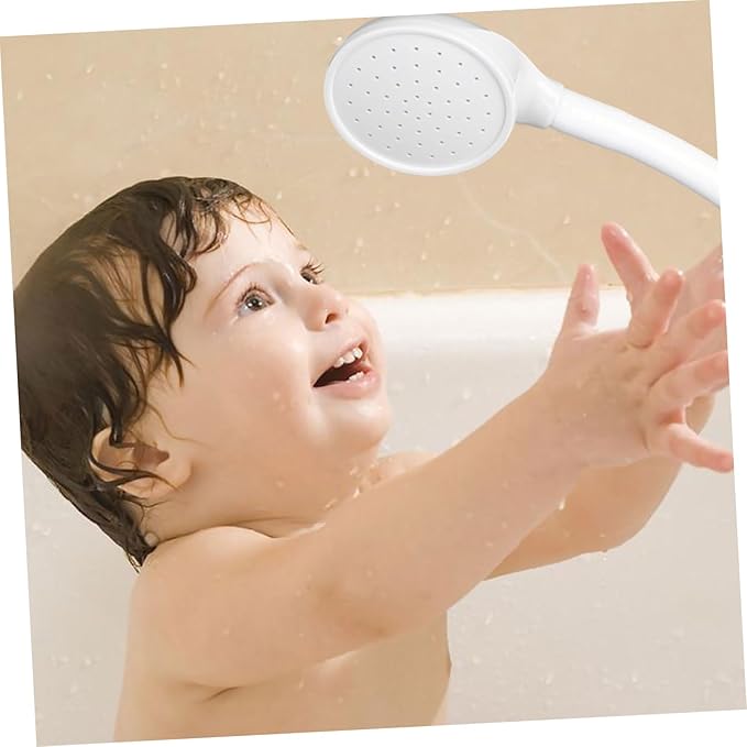 HEMOTON Creative Pet Shower Sprayer for Dogs and Cats Innovative Handheld Design for Stress Bathing White Color for Grooming and Shampooing