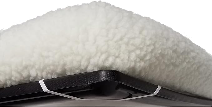 MidWest Homes for Pets QuietTime Dog Bed – White Fleece Bolster, Ultra-Soft and Machine Washable, Fits 24-Inch Crates and Carriers, for Small Breed Dogs (Pack of 2)