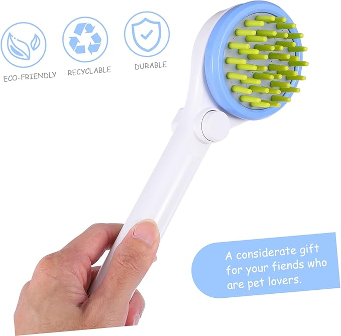 Healifty Portable Pet Shower Sprayer with Hose Multifunctional Dog Bath Brush and Massage Scrubber for Grooming and Efficient Water Rinse Comfortable Puppy Bathing Tool