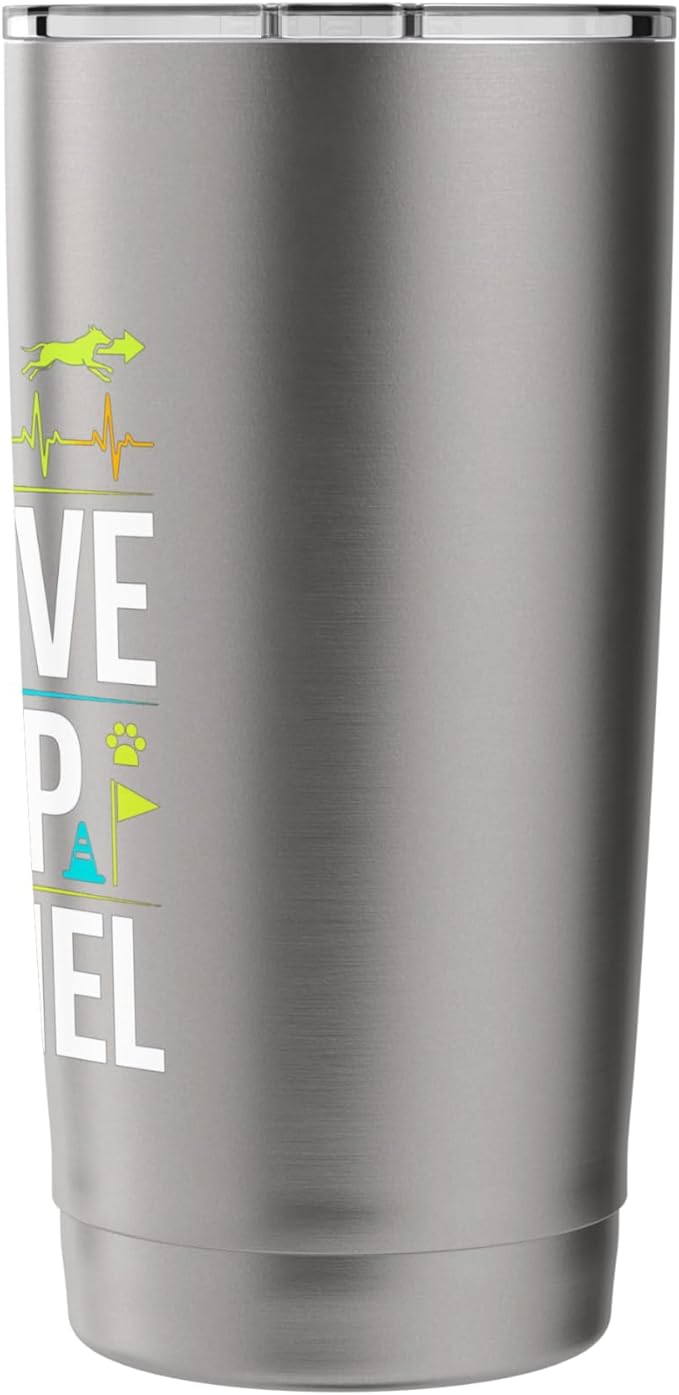 Run Weave Jump Tunnel Dog Agility Stainless Steel Insulated Tumbler