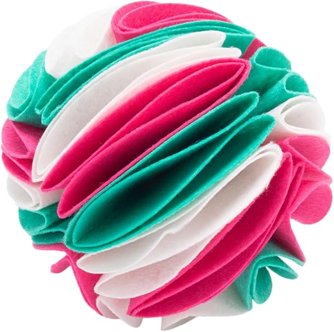 FOMIYES Dog Sniffing Ball Dog Sniffing Mat Cat Puzzle Toys Toy Snuffle Blanket Feeding & Watering Supplies Pet Training Balls Snuffle Cat Mat Felt Cloth Puzzle Food
