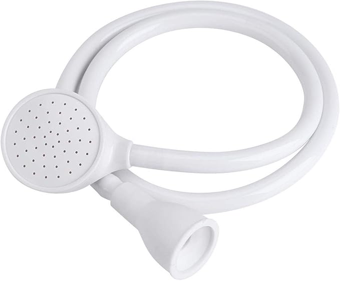 TOPINCN Pet Shower Spray Hose Push On Pets Shower Attachment Bath Tub Sink Faucet Attachment Washing Hair Hairdresser(Single Head)