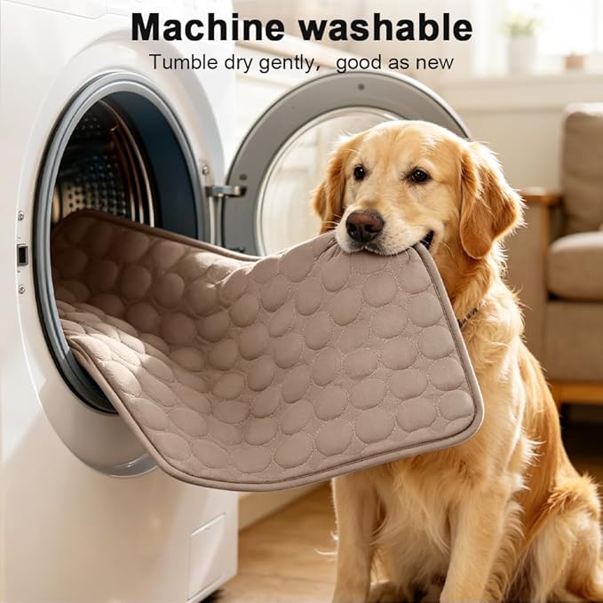 Dog Cooling Mat 2026 Upgraded Arc-Chill Cooling Dog Bed Mat, Washable Pet Cooling Pad (Q-Max>0.4) Cooling Mat for Dogs & Cats Indoor & Outdoor Car Seats (Coffee, 40x28 in)
