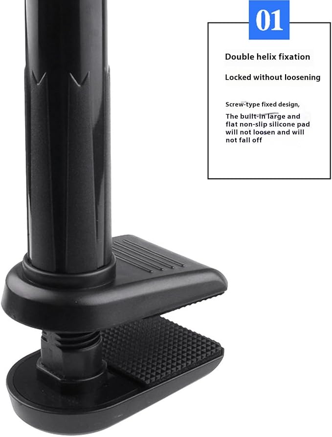 Luocute Pet Hair Dryer Stand with Clamp, 360 Deg Rotation Strong Load Bearing, Hands Dog Grooming Stand for Table, Wall Mounted Hairdryer Mount for Light Weight Sit Under Blowdryer