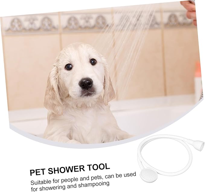 Mipcase Handheld PET Shower Sprayer for Dogs and Cats High Pressure Bath Tool Hose for Easy Cleaning Portable PET Shower Head for Bathtub and Bathroom Use