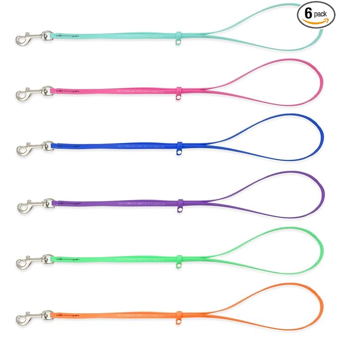 Jelly Pet Grooming Loop for Dogs | Fits Most Pet Grooming Tubs and Tables | Easy to Clean, & Waterproof Noose Loop | Stronger Than Leather | Made in The USA | 6-Pack