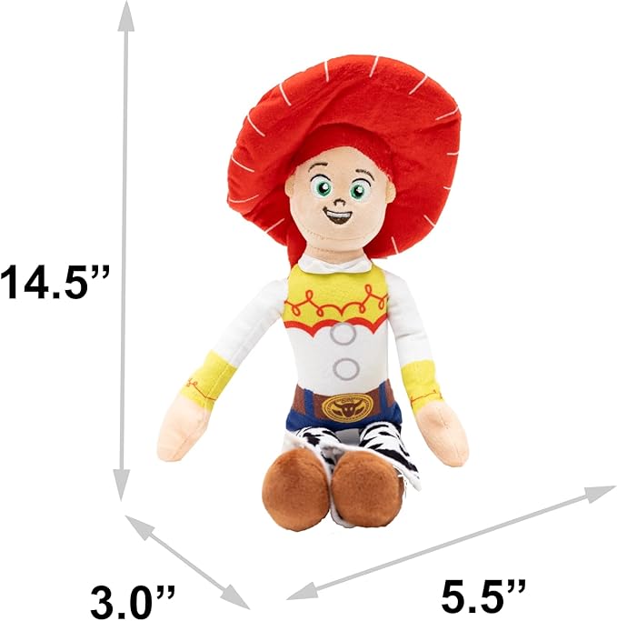 Buckle-Down Disney Dog Toy, Pixar Toy Story Jessie Full Body Pose, Plush