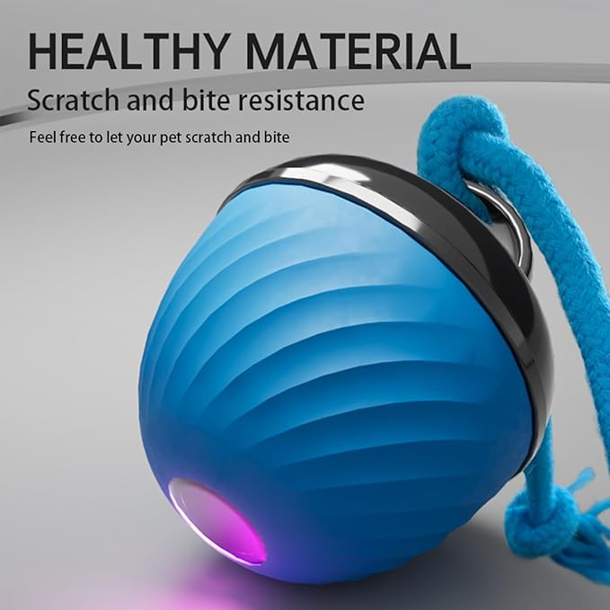 Power Tail 2.0 Automatic Moving Dog Ball - Interactive Dog Toy | Self-Rolling, Motion Activated Electric Pet Ball to Keep Dogs Busy & Relieve Boredom (Suitable for All Dog Breeds)