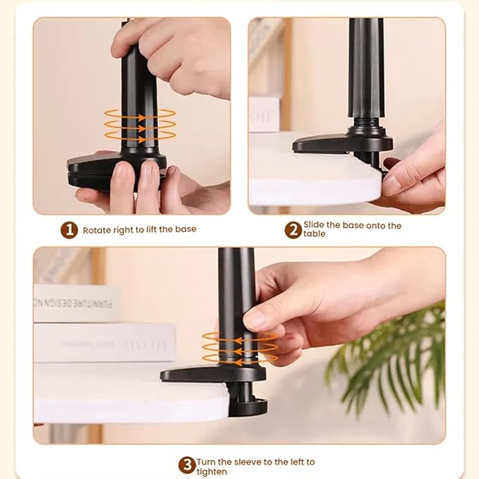 Dog Hair Dryer Stand Holder - Adjustable 31.5" Heavy Duty Blow Dryer Mount, Hands Free Pet Grooming Tool for Dogs with Secure Clamp, Fits Most Hair Dryers (Black)