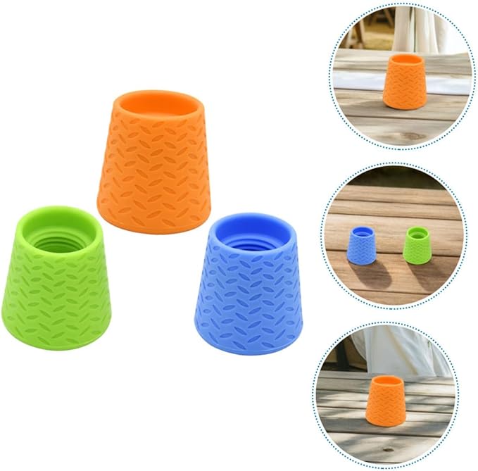 3pcs Portable Dog Shower Sprayer Set Soft Silicone Pet Bath Sprayer for Outdoor Cleaning Deep Fur Wash Lightweight and Compact Pet Shower Head for Hiking Beach Camping Use