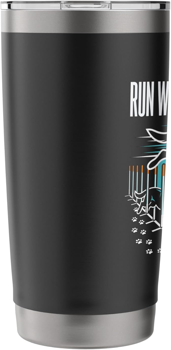 Run Weave Jump Tunnel Dog Agility Stainless Steel Insulated Tumbler