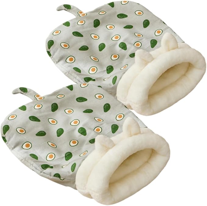 Sleeping Bag for Cats, Cozy Self Warming Cat Sleeping Bag for Indoor Cats, 360° Wrap Cat Hideaways Pet Snuggle Sack for Sleeping Relax Play (Grey-2pcs)