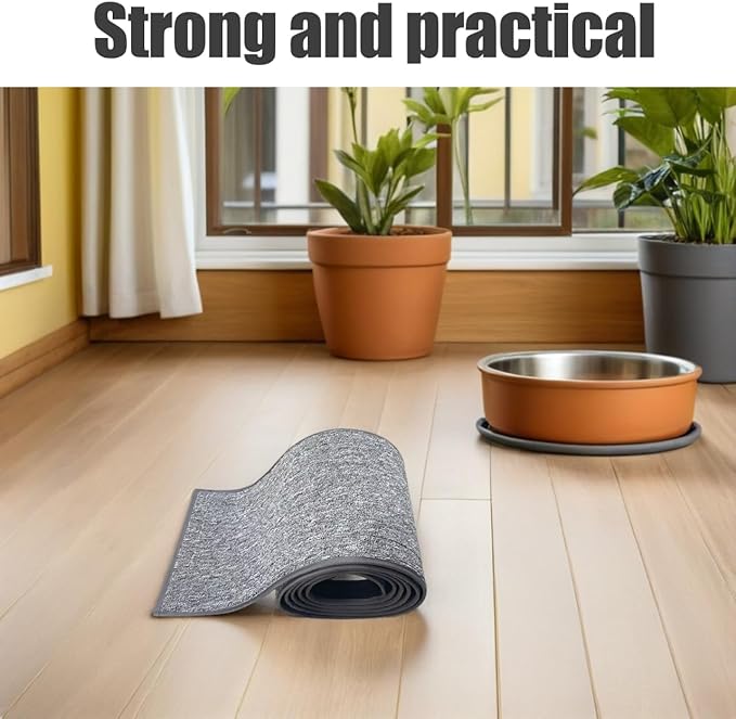 VANZACK Cat Exercise Wheel Mat Nonskid Cushion for Cat Running Wheel Felt Pad Replacement Noise Reducing Mat 95.27X9.84X0.27In Indoor Pet Treadmill Accessory