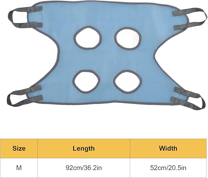 Pssopp Pet Grooming Hammock,Comfortable and Easy Cleaning Dog Grooming Hammock Professional Design Safety Assurance Dog Hammock for Bathing Washing Trimming Nail (M Length 92 Width 52cm)