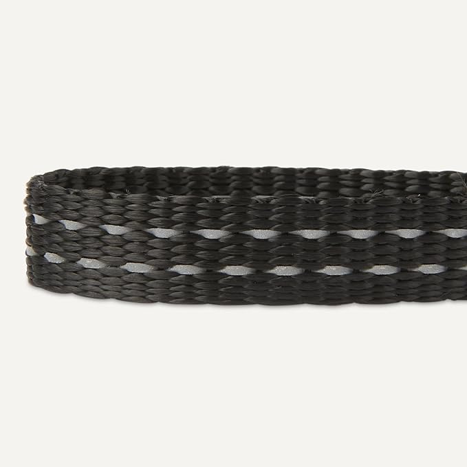 Amazon Basics Polyester Dog Collar XS, Adjustable Length 8.7"-13.5", 0.7" W, Black