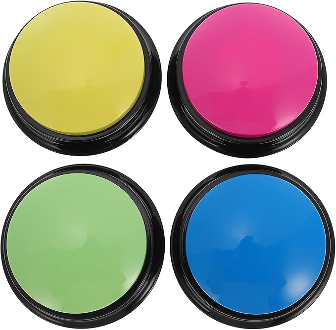 4pcs Dog Talking Buttons Dog Buttons for Communication Pet Supply