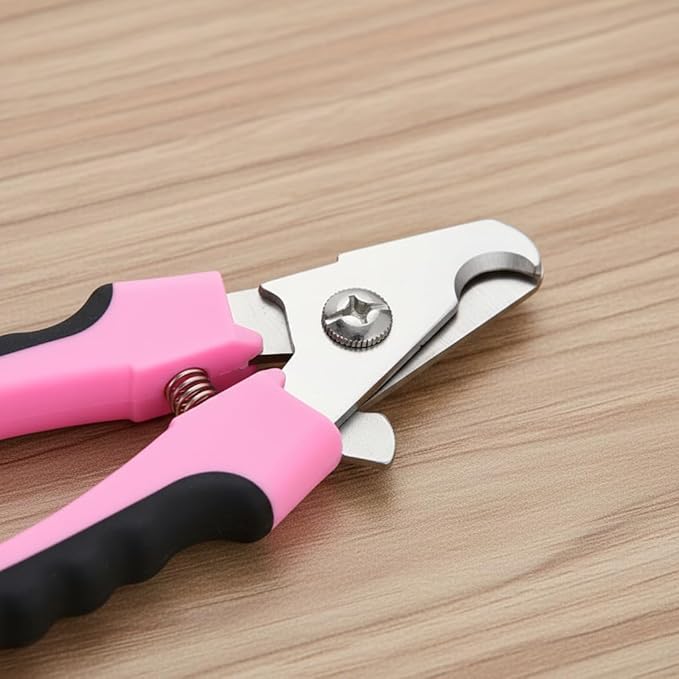 Pet Grooming Nail Clippers and File Set for Dogs & Cats -Durable Stainless Steel, with Protective Guard- for Pet Owners - Suitable for Regular Grooming - Great Gift for Pet Lovers