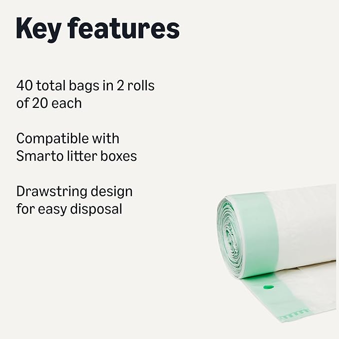 Amazon Basics Self-Cleaning Cat Litter Box Refill Bags