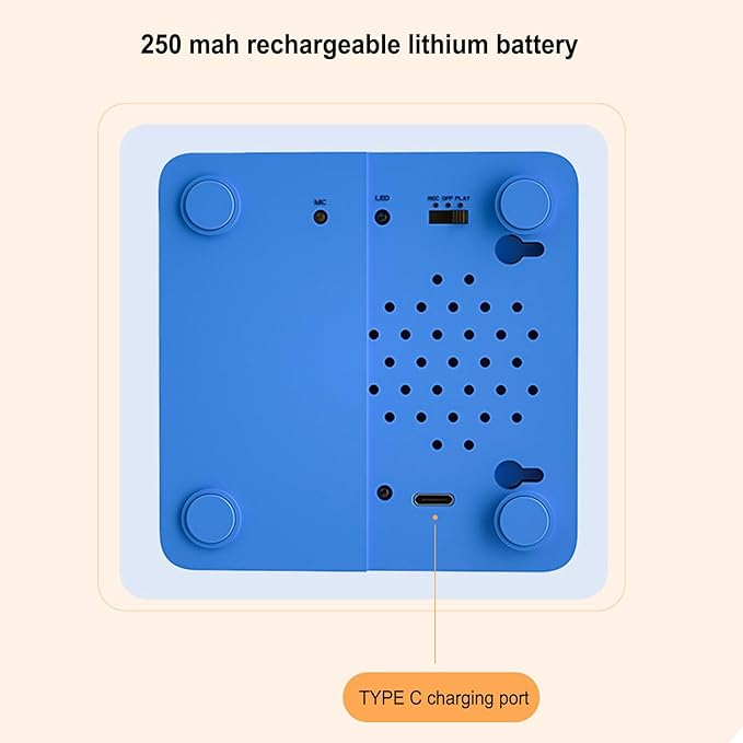 Dog Communication Buttons Dog Talking Speech Buttons 6PCS Recordable Pet Training Buzzers Set with 6 Colors Rechargeable for Interactive Fun and Bonding