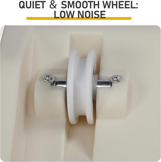Cat Wheels, Cat Exercise Wheel for Indoor Cats, Cat Treadmill with Detachable Green Carpet & Teaser/Stickers, Ultra-Quiet Scroll Wheel with Latch, Safe and Stable (Beige)
