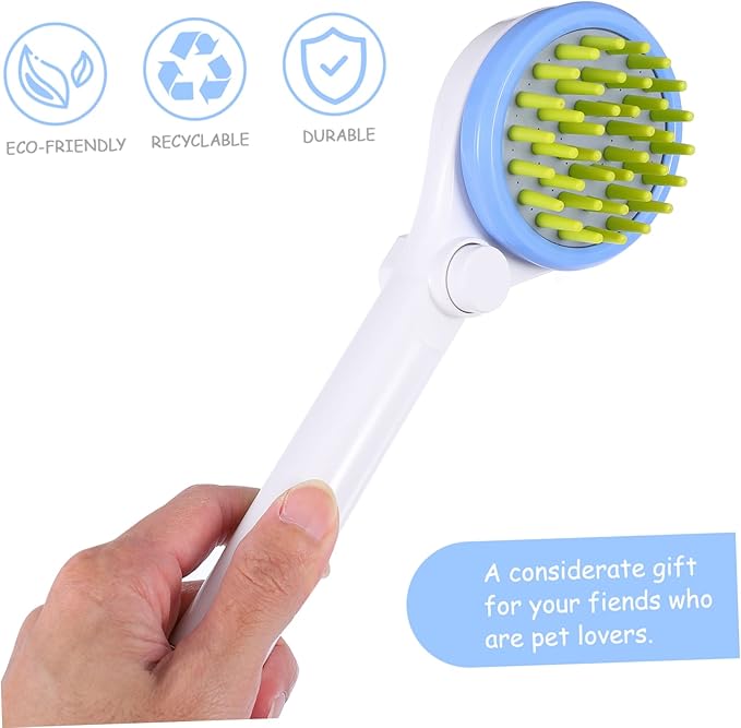 Totority Pet Shower Sprayer with Hose and Massaging Scrubber Brush Multifunctional Dog Bathing Tool for Grooming Efficient Rinse and Comfortable Pet Massage