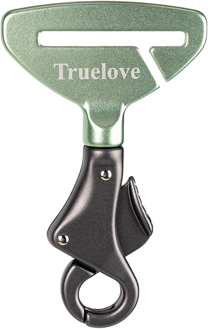 Truelove Lightweight Dog Car Seatbelt Safety Buckle Lock, Dog Seat Belt for Car, Fit Dog Car Harness/Collar for Small, Medium, Large Dogs
