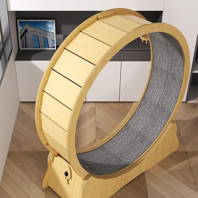 RRPETHOME Plush Non-Slip Rug for Cat Exercise Wheel
