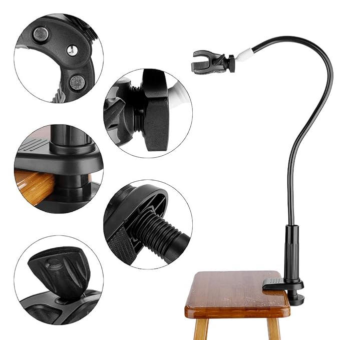 Dog Grooming Stand Holder, and Durable, Flexible Dog Cat Hair Dryer Holder, Hands-Free Holds Most Sizes of Hand Dryers Blasting Hoses