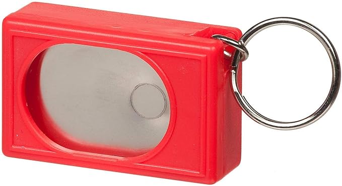 2pcs Portable Square Box Training Clicker Puppy Clicker Trainer for Dogs Cats Birds Lizards Fish Aid for Indoor Use (Red+Blue)