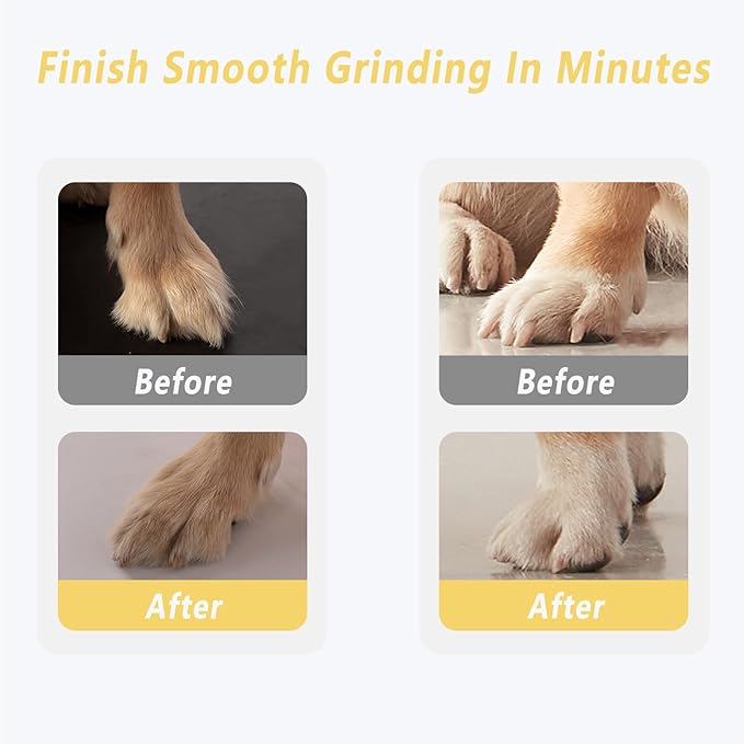 Dog Nail Grinder Replacement Head Drills Pet Nail Grinder Replacement Professional Spare Grinding Head for Dog Claw (5Pieces)