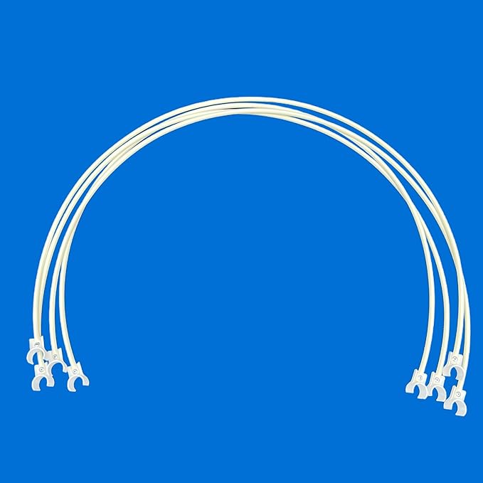 Dog Agility Equipment | Weave Pole Guide Wires for use with 12 Poles (not Included). Read Description. Will ONLY fit Homemade Weave Poles Made from 3/4" Standard PVC
