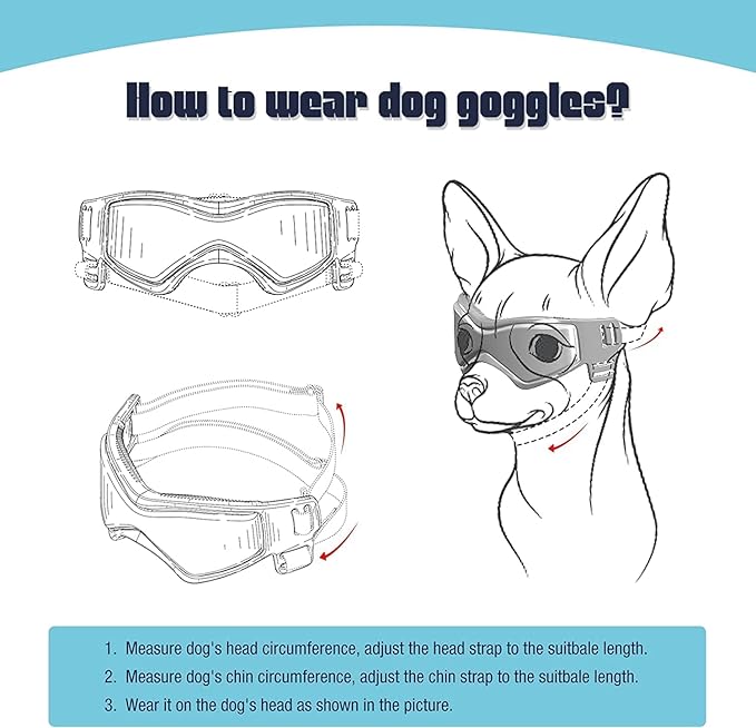 Dog Goggles for Small Dogs with Helmet, 2PCS Doggy Sunglasses and Pet Motorcycle Helmet Set for Small Medium Breed Outdoor Driving Walking, Orange