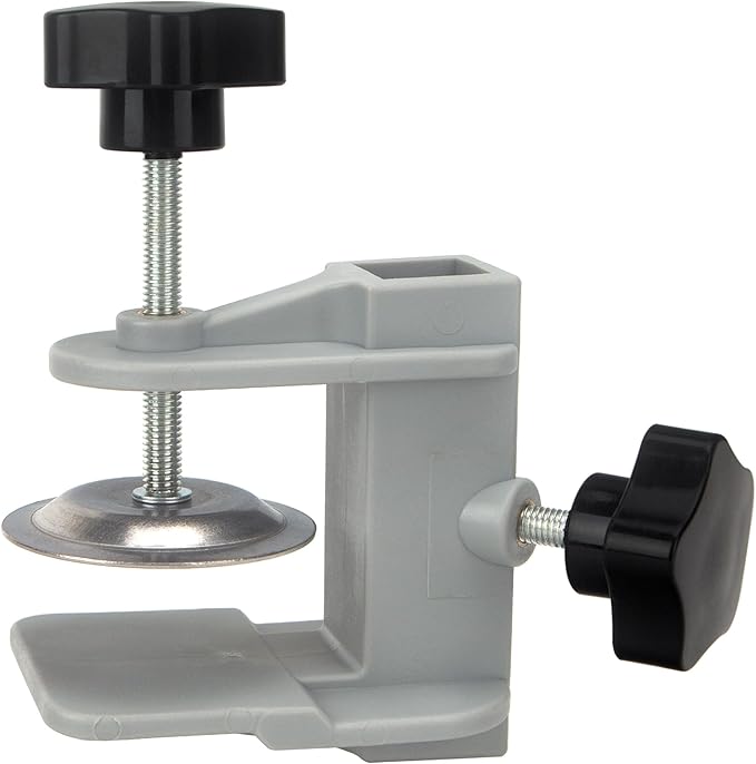 Dog Metal Grooming Table Arms Clamp, Heavy Duty Aluminium Alloy Pet Hair Cut Holder Adjustable H Bar Clamp Fixture Fixation(Clamping Range:0.2~1.9 in)(Inner Dia 22 * 22mm)