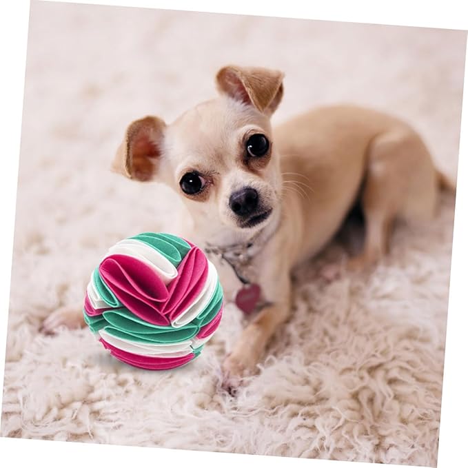 FOMIYES Dog Sniffing Ball Dog Sniffing Mat Cat Puzzle Toys Toy Snuffle Blanket Feeding & Watering Supplies Pet Training Balls Snuffle Cat Mat Felt Cloth Puzzle Food
