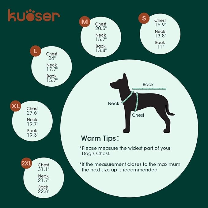Kuoser Dog Cooling Vest for Dogs, Lightweight Cooling Shirt for Small Medium Large Dogs, Adjustable Pet Cooler Jacket with Reflective Stripe, UV Protection Pet Harness T-Shirt for Summer Outdoor