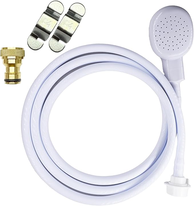 2m/6.56ft Portable Sink Spray Rubber Hose Sink Hose Sprayer Shampoo Sprayer Handheld Shower for Pets,Bathing Baby,Washing Hair,Rinsing Vegetables