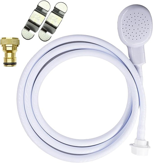 2m/6.56ft Portable Sink Spray Rubber Hose Sink Hose Sprayer Shampoo Sprayer Handheld Shower for Pets,Bathing Baby,Washing Hair,Rinsing Vegetables
