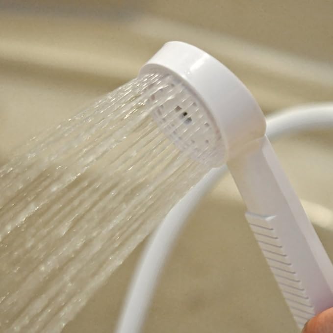 Danco 10086 VersaSpray Portable Hand Held Shower Head Sprayer Fits Bathtubs Without Diverter, 1 Pack, White
